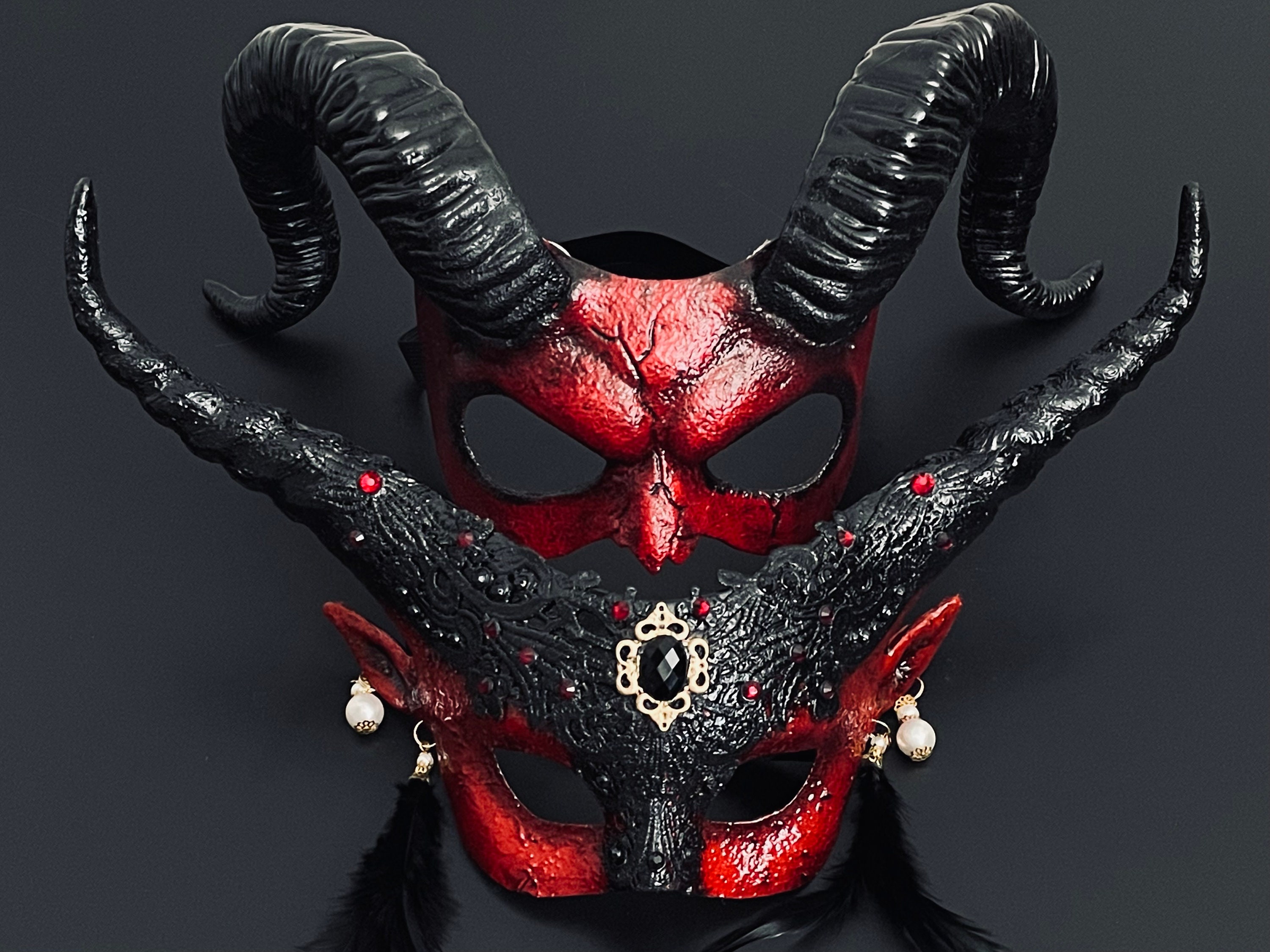 Devil Masquerade - Etsy