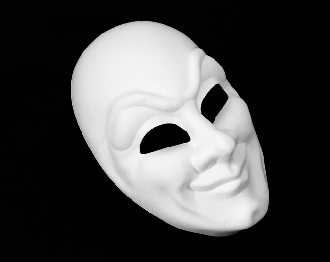 DIY Mask, White Blank Mask, DIY White Mask, White Masquerade Mask