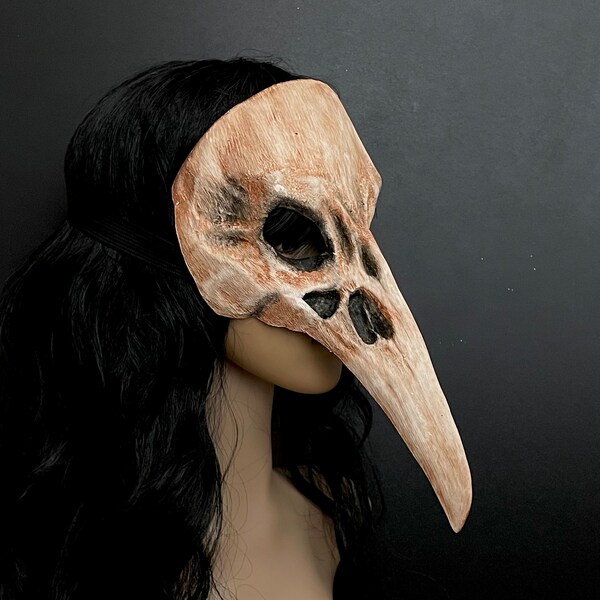 Eagle Mask: Rigid Plastic Bird Mask for Halloween Party