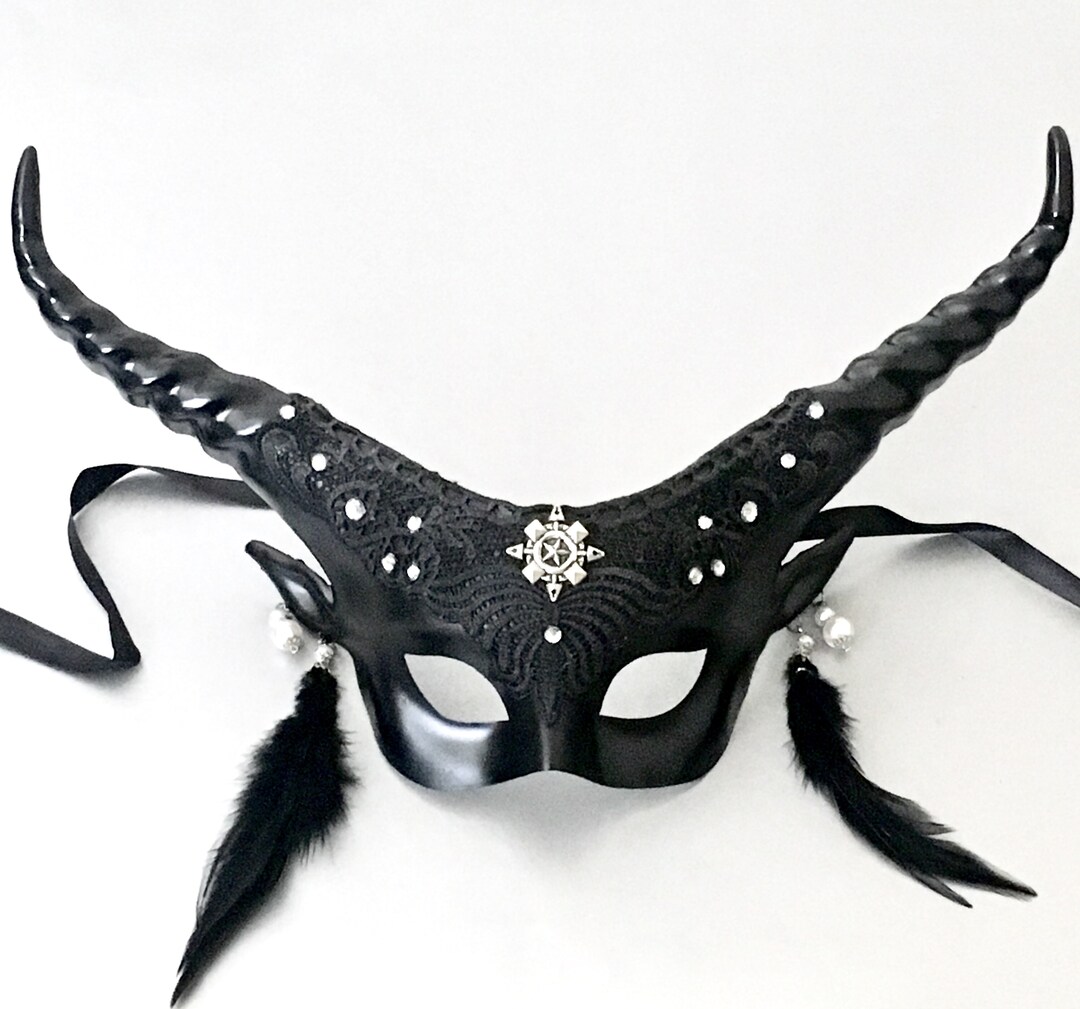 Black Masquerade Maskwomen Masquerade Mask Women Animal Etsy