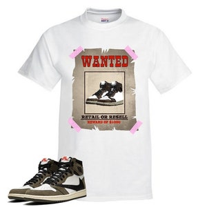 Wanted Travis Scott Tee to match the Jordan 1 Sneakers