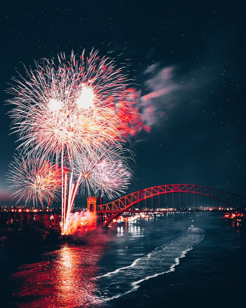 Astoria Fireworks Queens NYC Hell Gate Bridge Fourth of July