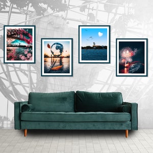 Vibrant Queens Set of FOUR* | Photo Prints Wall Decor