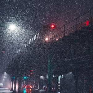 Astoria 'N' Train Snow* Queens New York