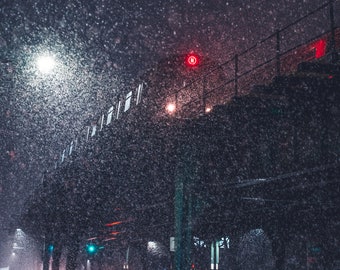 Astoria &#39;N&#39; Train Snow* Queens New York