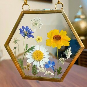 Pressed flower frame