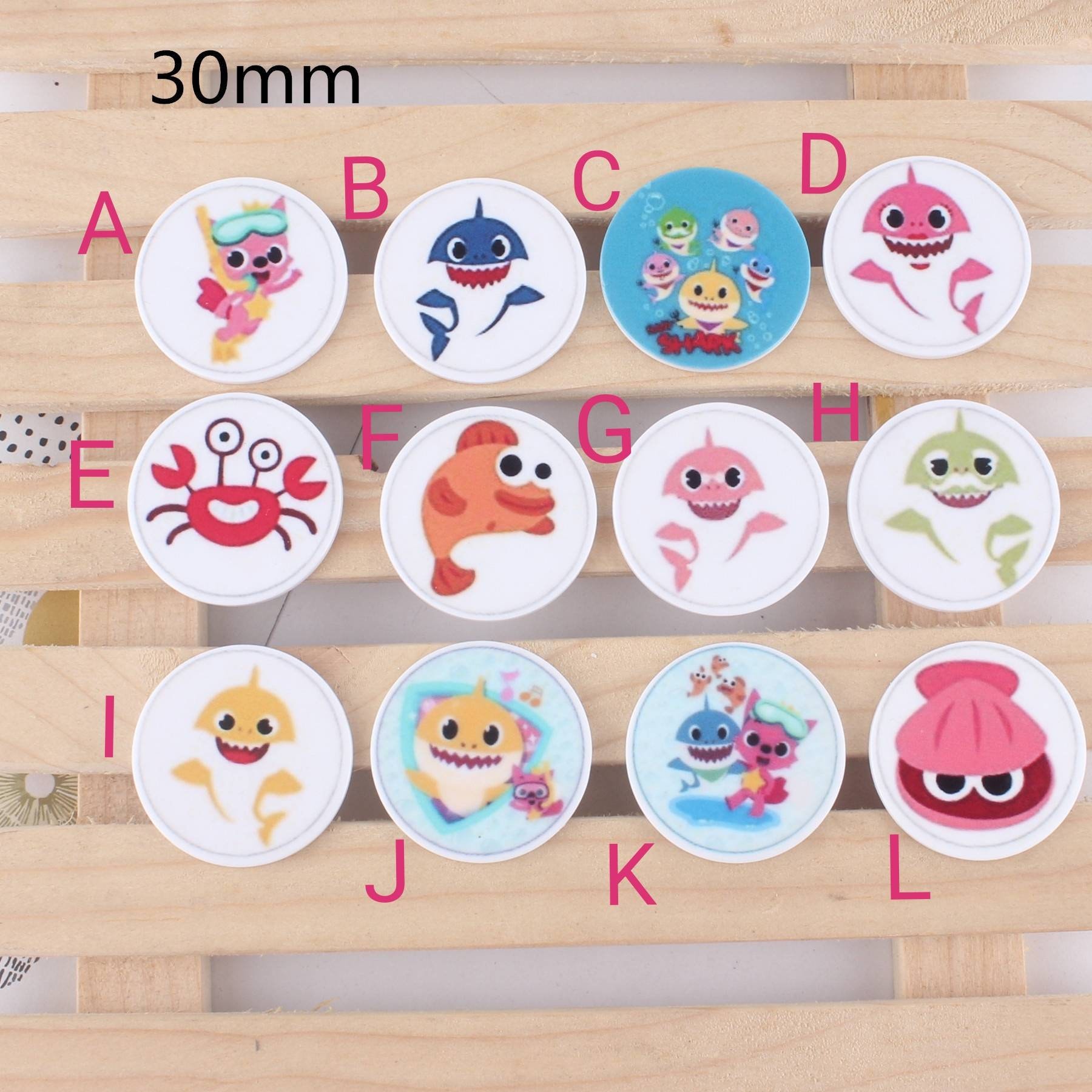 Cabochon Flatback Hair Bow Pin Center Embellishment Cupcake Topper Resin Charms Jewelry Findings Planar Resin