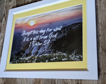 Framed "The Gift" Inspirational and Motivational Arts