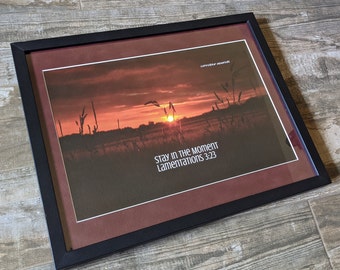 Framed "Moment" Inspirational and Motivational Art