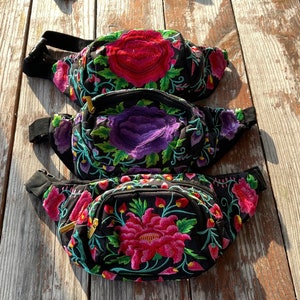 Sojourner bags floral rose fanny pack hot sale