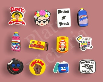 Adornos para zapatos de inspiración latina