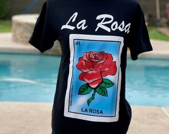 La rosa loteria shirt Clearance