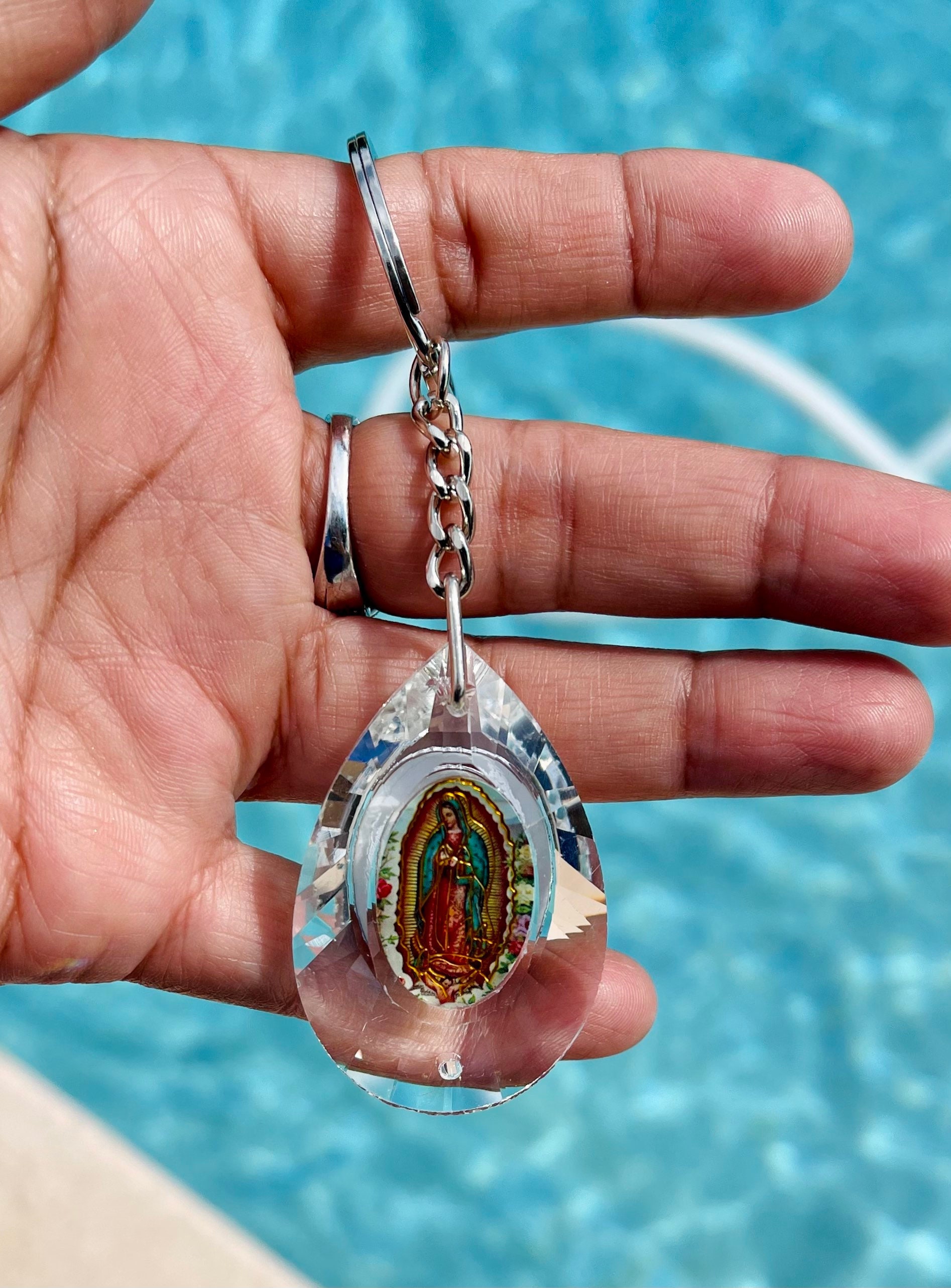 小物 Rude gallery MARIA KEY CHAIN TYPE-2 Virgin Mary, Our Lady of Guadalupe, Virgen De Guadalupe