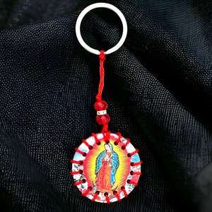 Our Lady of Guadalupe, Virgen De Guadalupe Keychain, Religious Keepsake