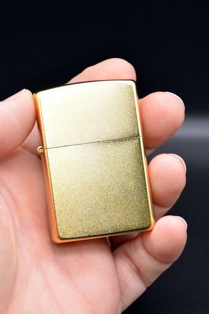 24 Karat Gold Plated Zippo® Lighter with Satin Finish 24K / Etsy