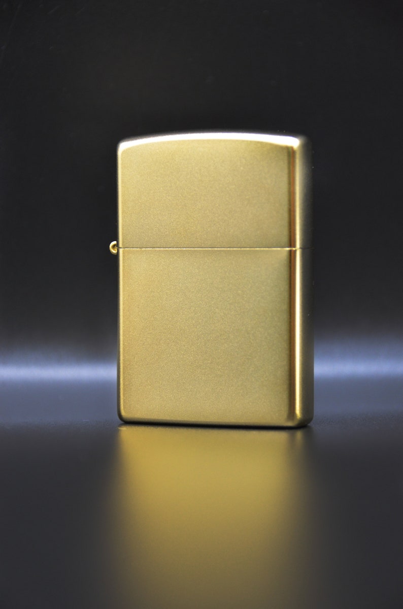 24 Karat Gold Plated Zippo® Lighter with Satin Finish 24K / Etsy