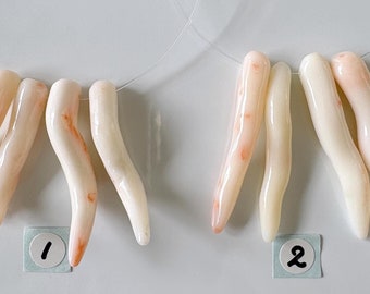 Perline Di Corallo Rosso Da 3 Mm, Rotonde, 15,5 Pollici - Italia - Foto 9