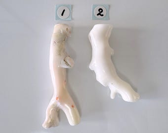 White Coral Branch Jewelry Supply: Natural Color Genuine Coral, Handmade Accessory (52-63mm Length, Loose Craft Material)