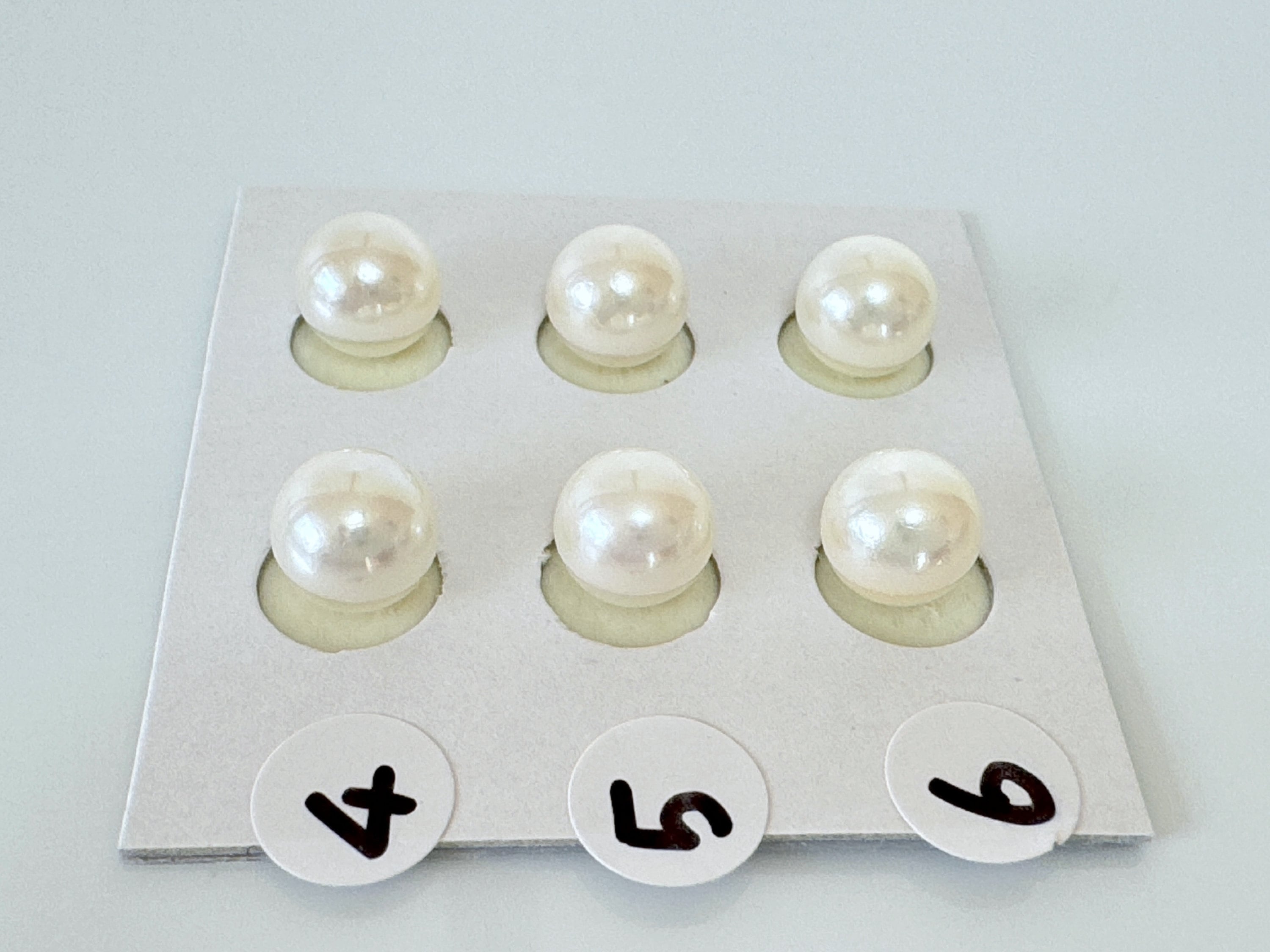 Perle D'acqua Dolce Di Patate Bianche AA Da 8-8,5 Mm, CR8-3A-9 - Italia - Foto 5