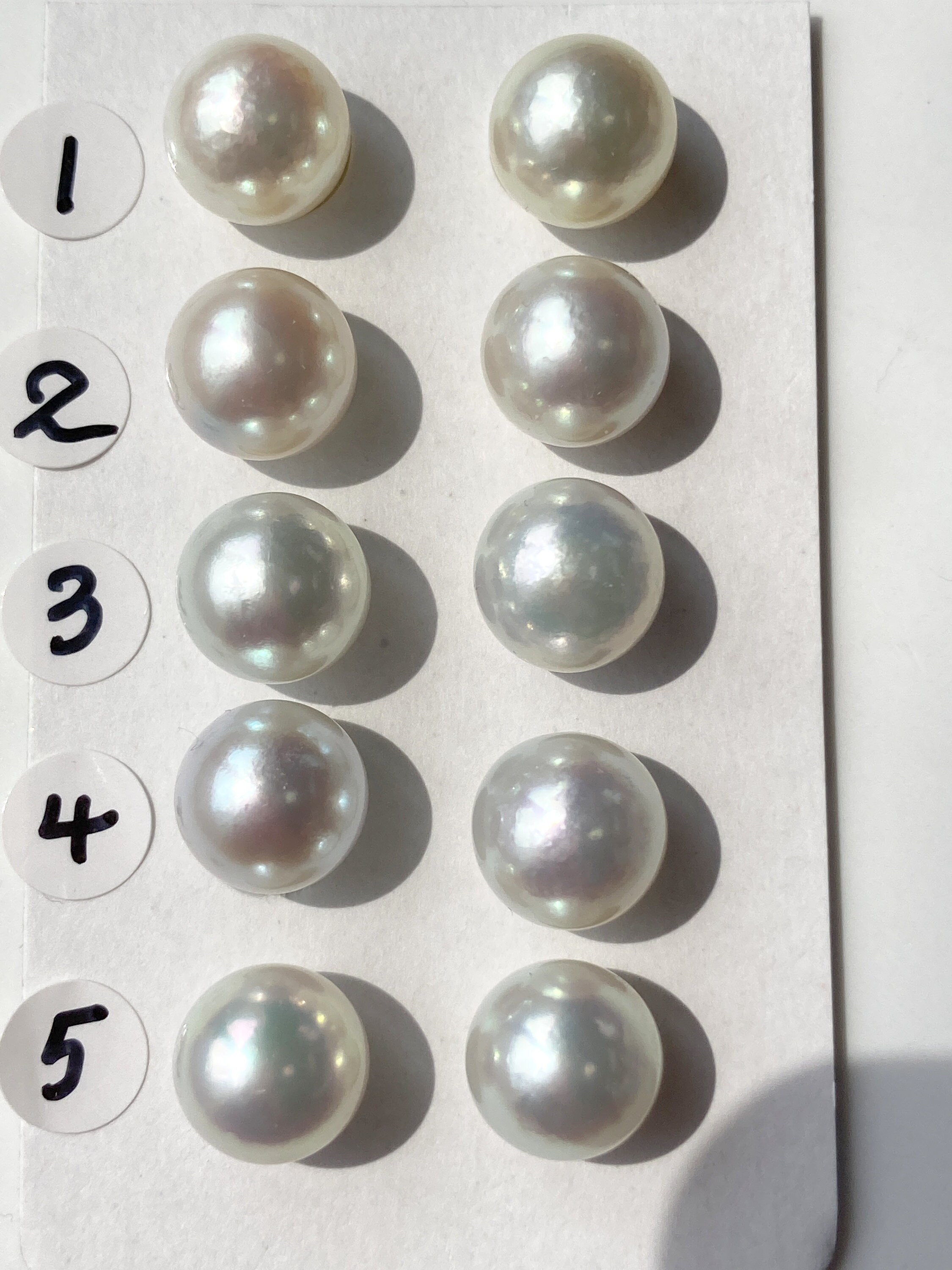 Natural Japanese Akoya Pearl 10mm Light Blue Color Etsy Norway