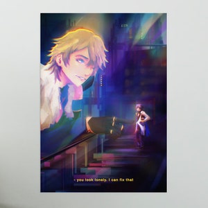 Aventurine & Ratio Print | Honkai Star Rail Print | HSR Print A4 A5