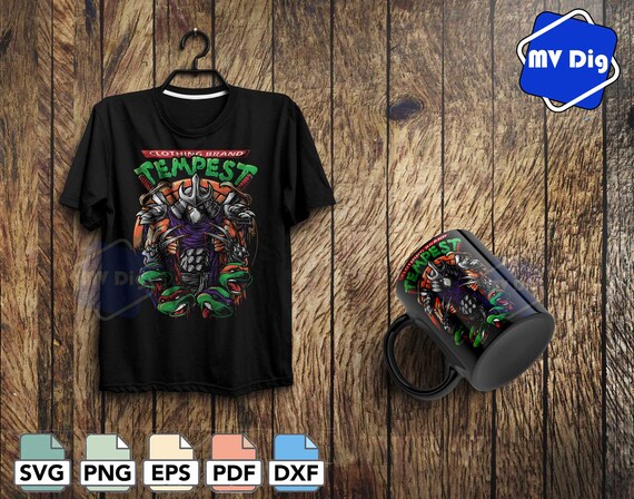 Download 3 Ninja Turtles Svg T Shirt Template Ninja Turtles Shirt Etsy