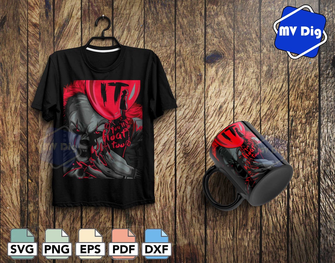Download 8 Vilains Nightmares Bundle T-shirt SVG Template Scary Horror | Etsy