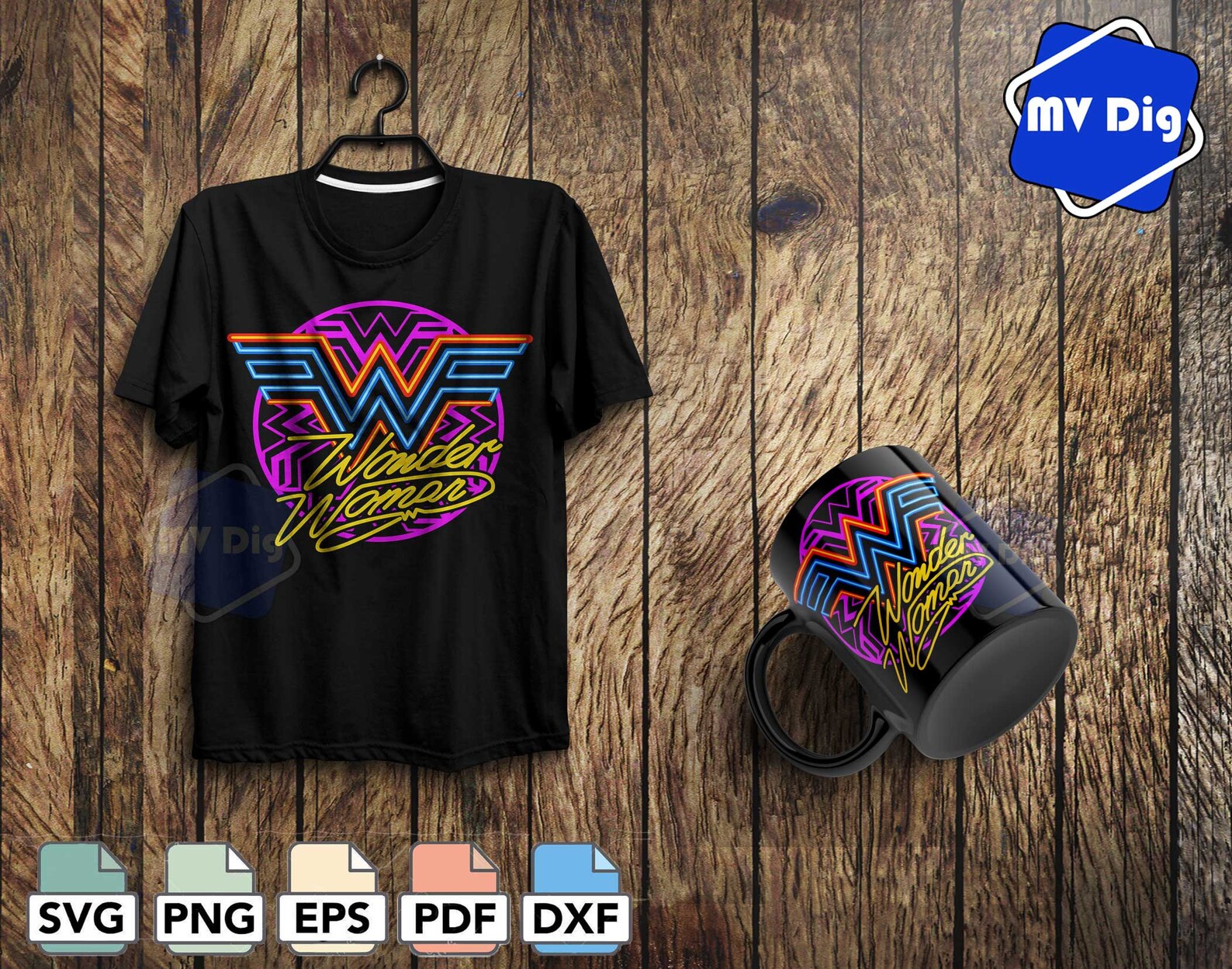 Download 3 Wonder Woman svg T-shirt Template Wonder Woman Shirt Design | Etsy