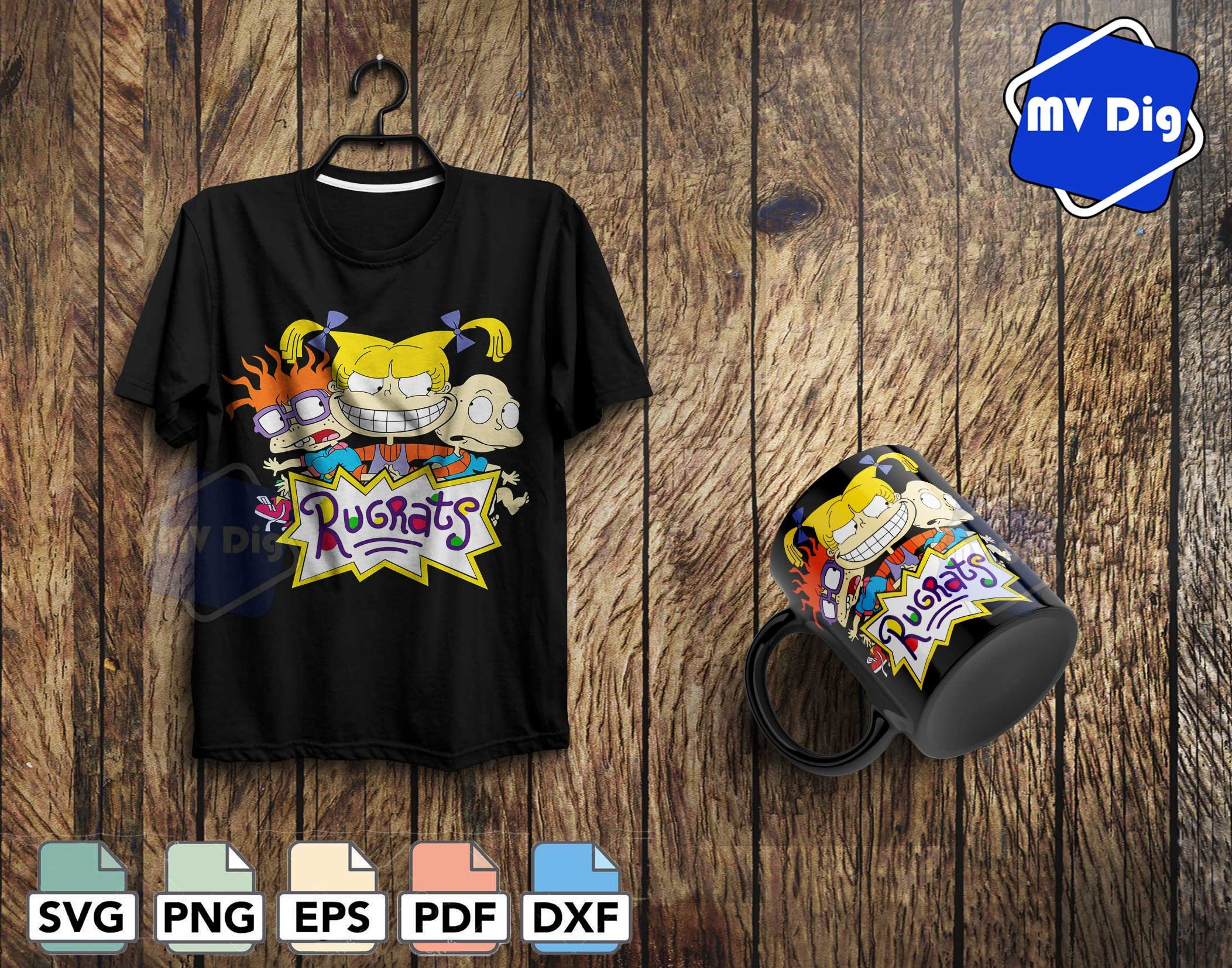 Download 1 Rugrats svg T-shirt Template Rugrats Shirt Design ...