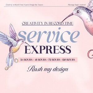 Complemento: Servicio Exprés para Diseño Gráfico , Diseño Gráfico para Fiestas/Eventos o Archivo personalizado | PrintDreamsVtg