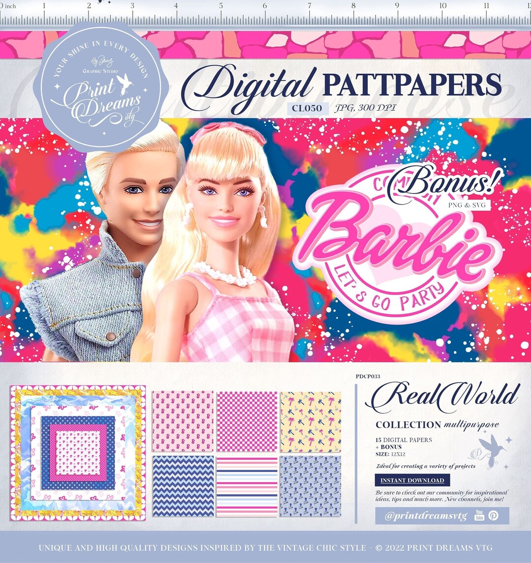 Barbie Papers/patterns: Multipurpose Multipurpose Celebration ...