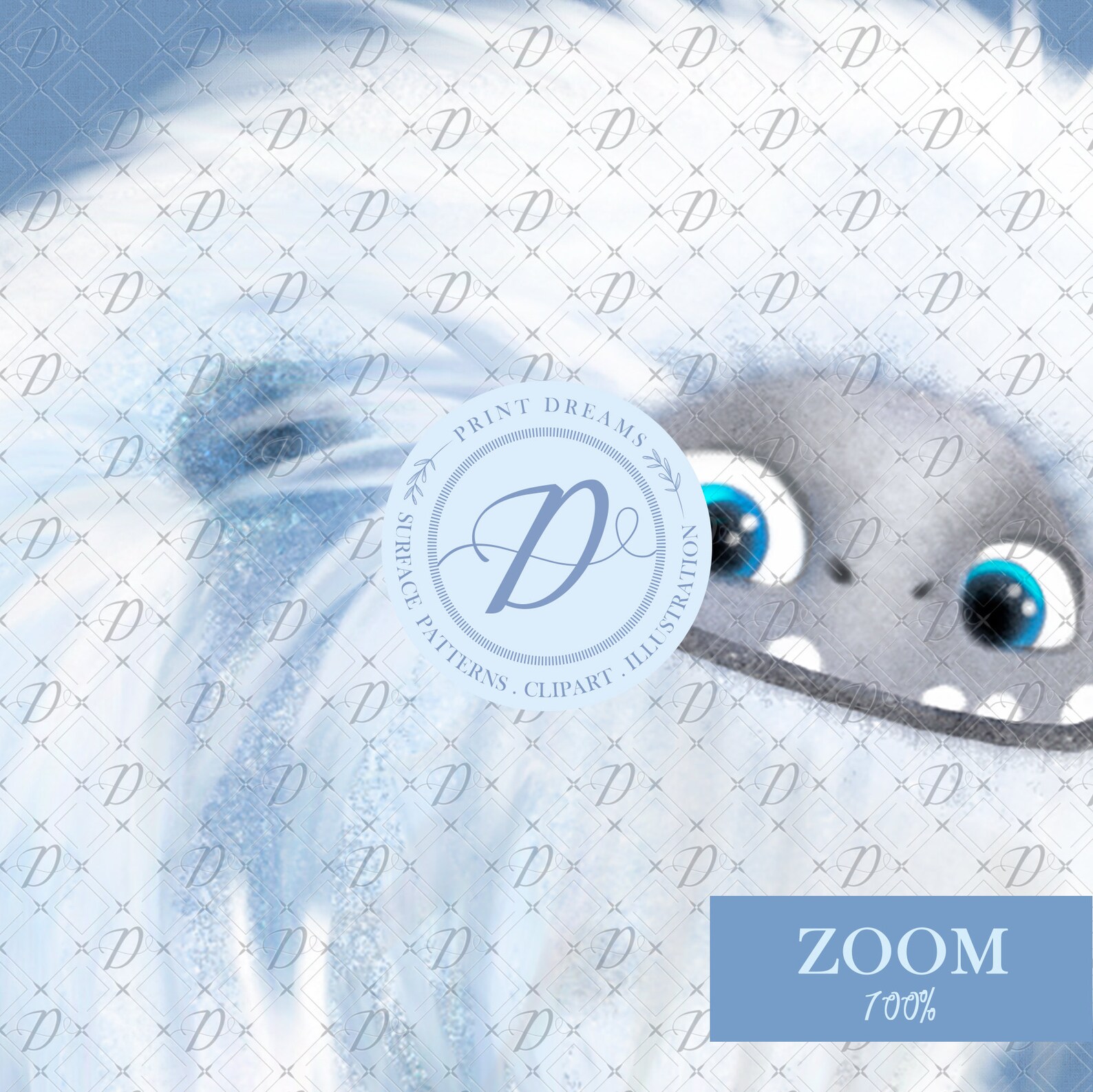 Abominable Clipart. Abominable characters. Abominable Paper | Etsy