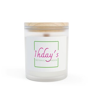 Frosted Glass Candle, Modern Soy Candle for Home Decor, Eco-friendly Gift, Aromatherapy Candle, Relaxation Candle, Housewarming Gift
