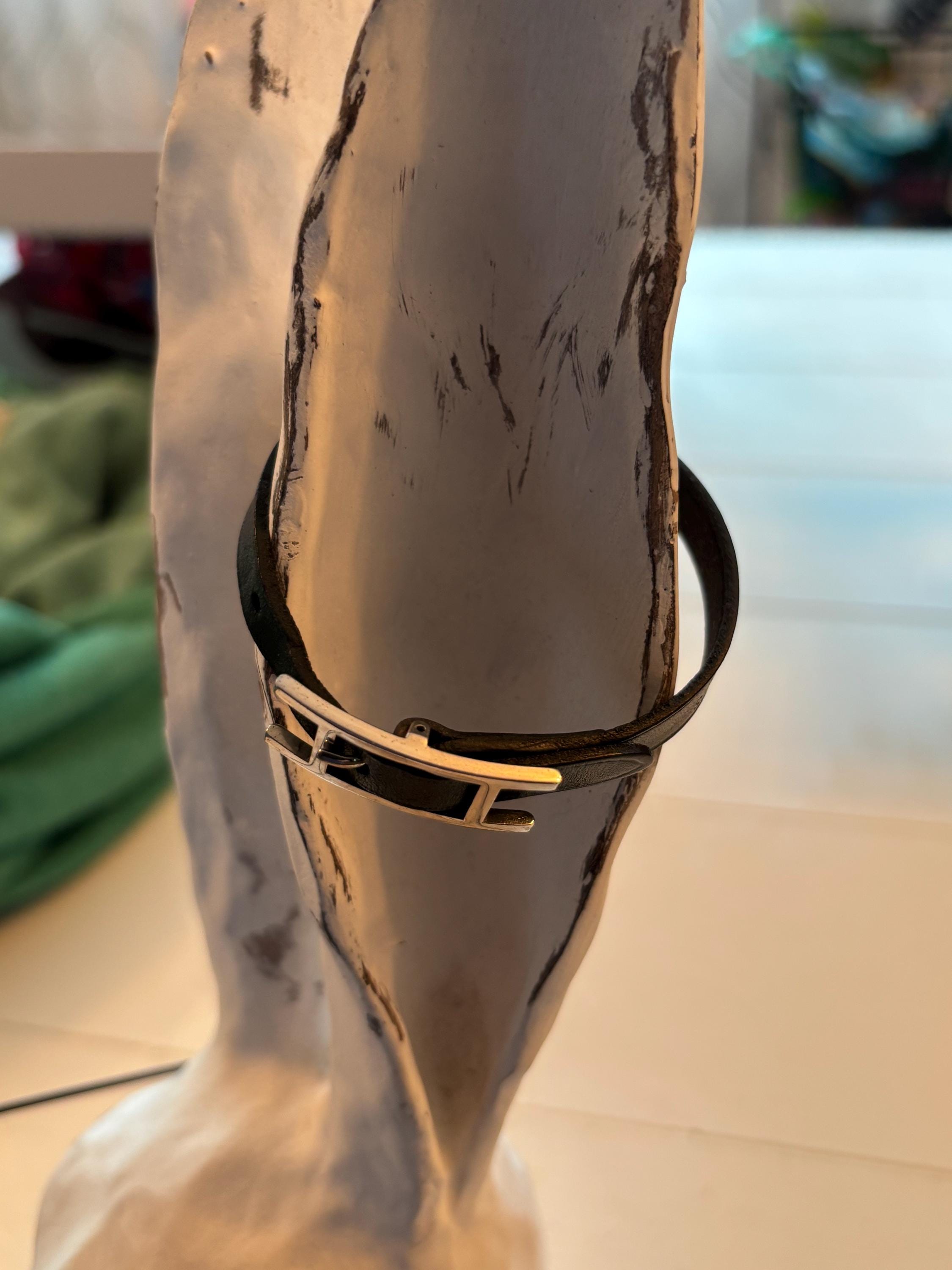 HERMES(エルメス) サイズ:57 レーヨン シルク ベロア ベルベット  