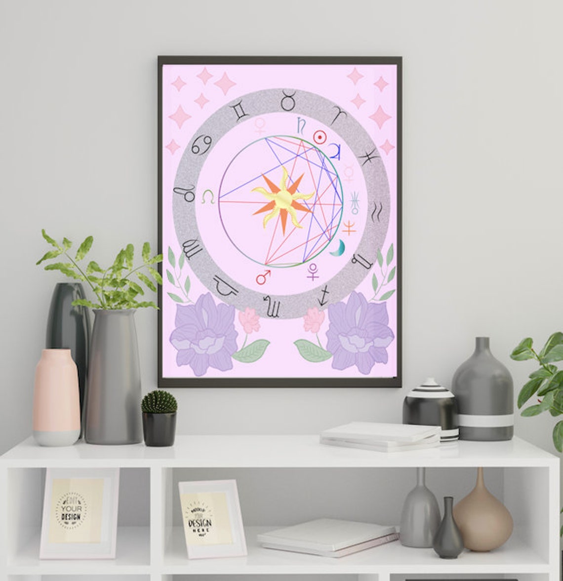 Custom Birth Chart Illustration - Etsy