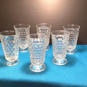 Indiana Glass Whitehall Glasses - Etsy