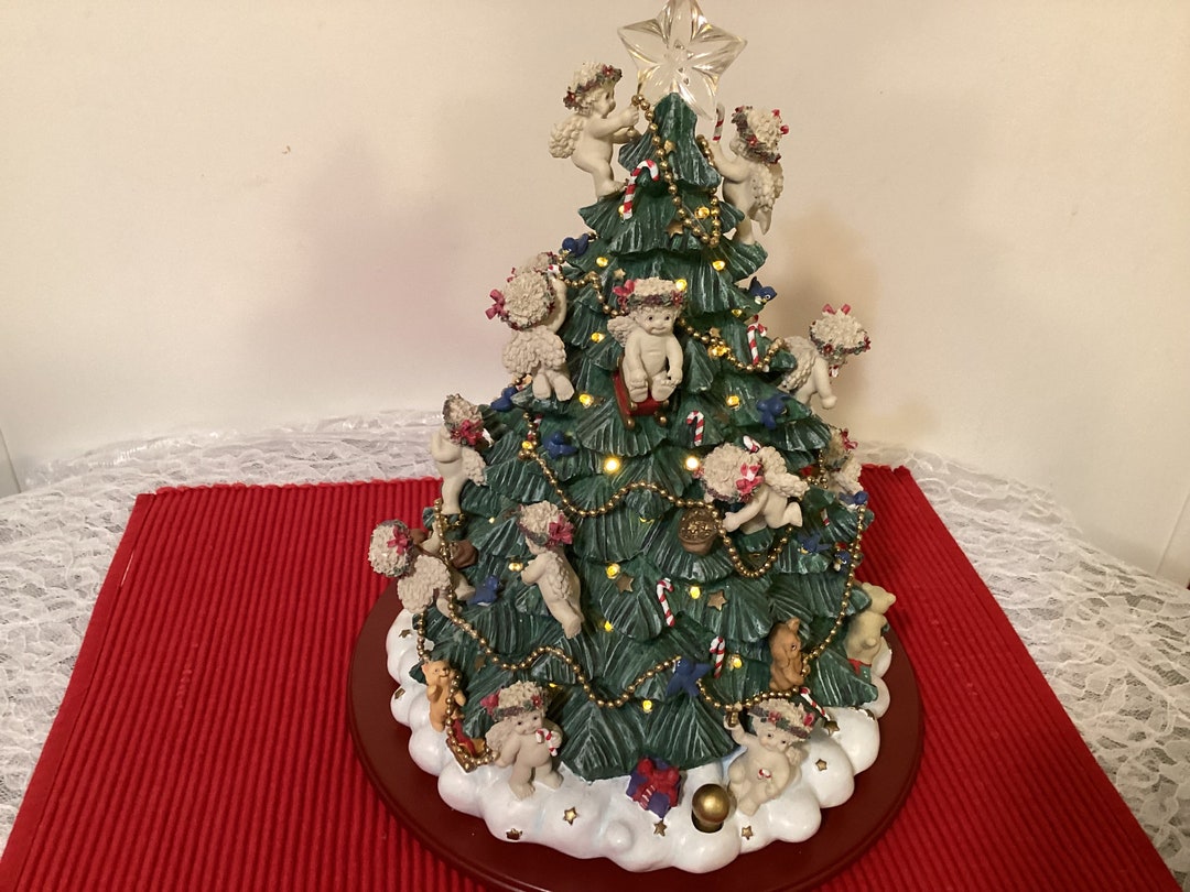 Danbury Mint Christmas Tree With Angels Etsy
