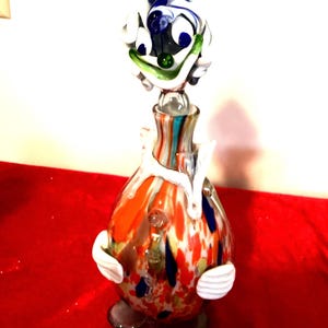 MURANO 36㎝ ムラノ 花鳥文 グリーン デカンタ ボトル 瓶 Murano Decanter - Etsy