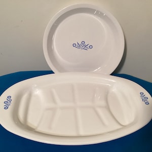 Blue Cornflower Platter and Pie Dish.