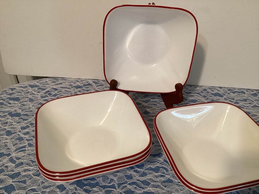Set of 6 Corelle Soup Bowls Etsy