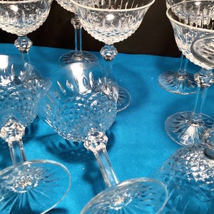 RARE FIND Beautiful Set of 8 Champagne /Sherbet/Coupe Glasses.