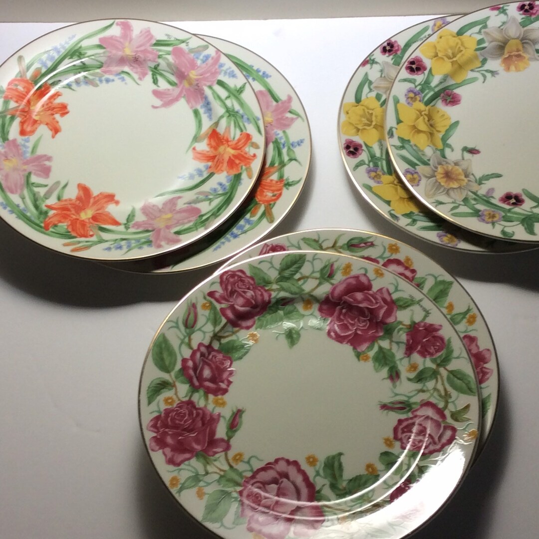 Lenox Dessert Plates Set of 6 Etsy