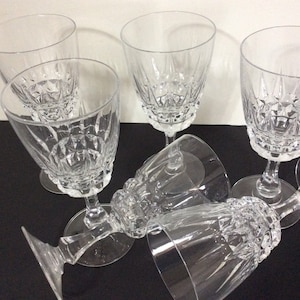 Cristal D’Arques Pompadour Wine/Water Glasses  ( set of 6 )