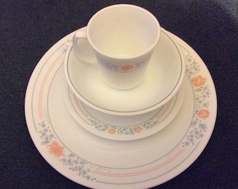 Set of 16 Corelle Apricot Grove Pattern