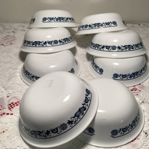 6 Corelle Soup or Cereal Bowls Old Town