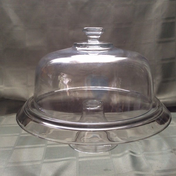 Cake Stand With Dome Etsy