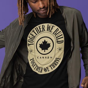 Canada Pride bomulls-T-shirt: Bekväm kanadensisk gåva