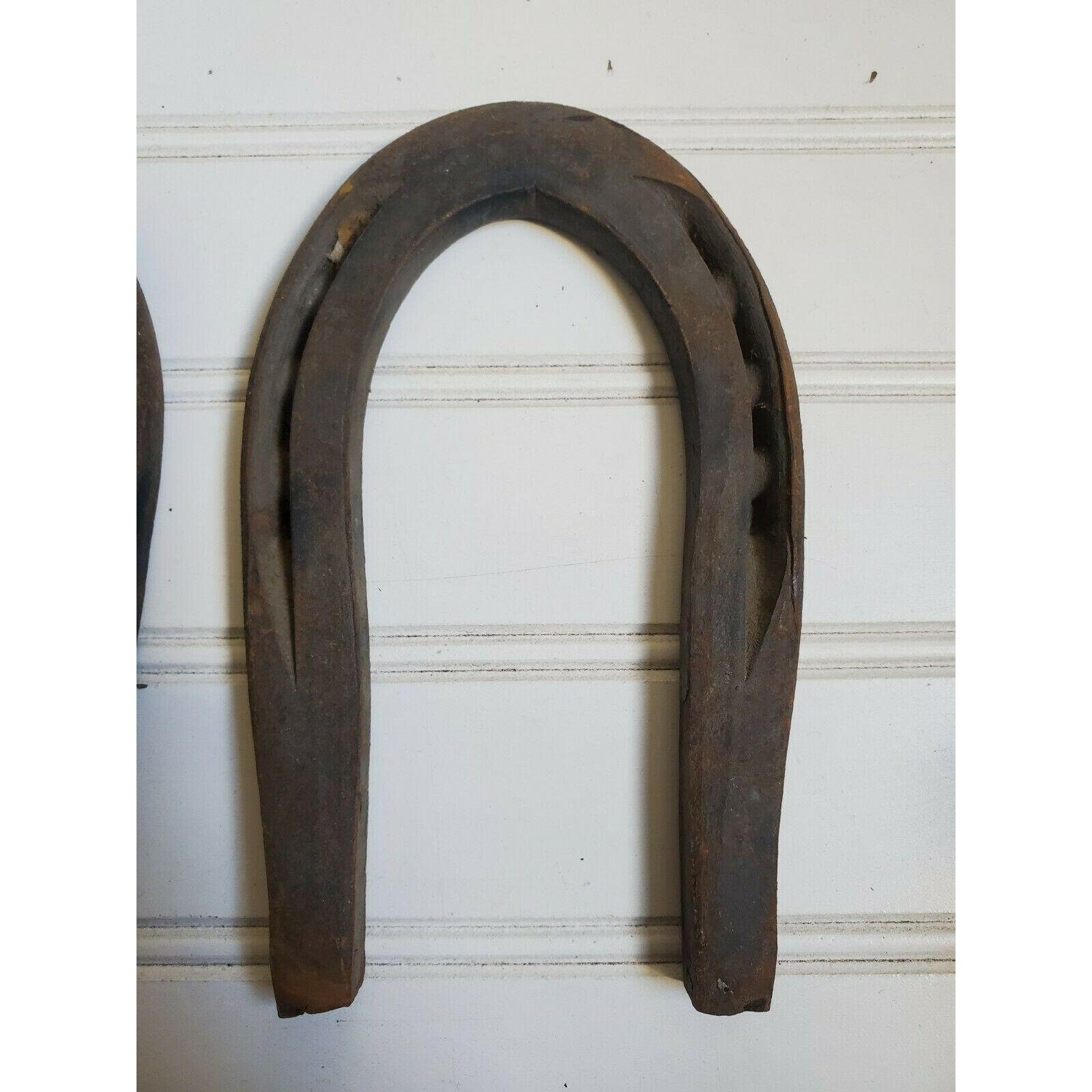 Vintage Mule/Horse Shoes Set Of 2 Etsy