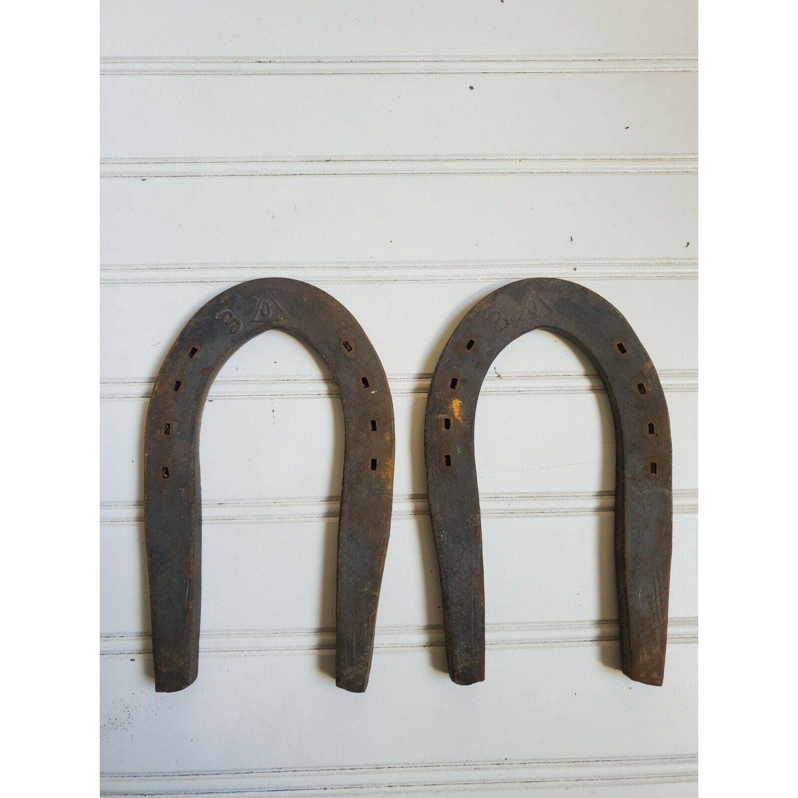 Vintage Mule/Horse Shoes Set Of 2 Etsy