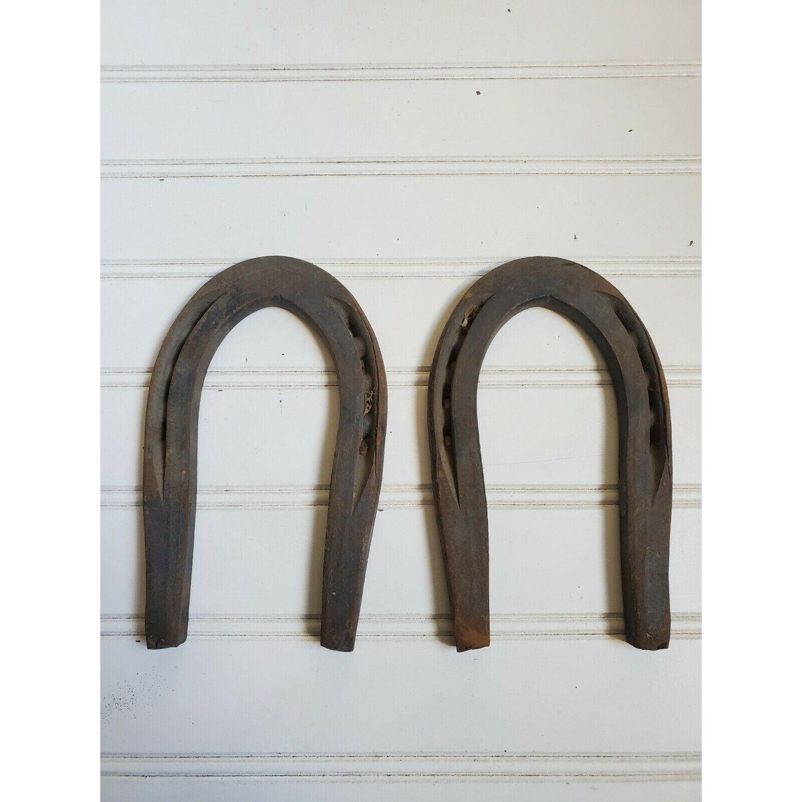 Vintage Mule/Horse Shoes Set Of 2 Etsy